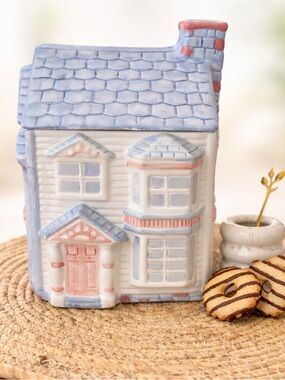 Vintage Avon Victorian House Cookie Jar | Story-Filled Collectible